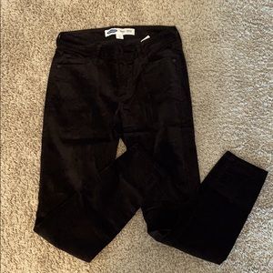 velvet skinny jeans